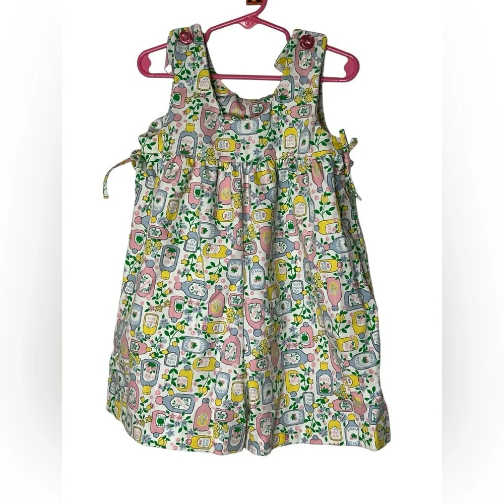 Vtg Buster Brown floral bubble bath bottle romper sz 4T